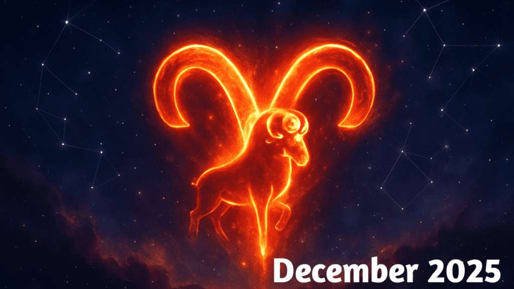 Aries horoscope December 2025