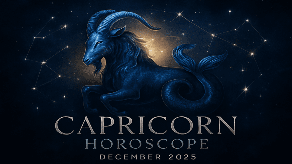 Capricorn horoscope December 2025