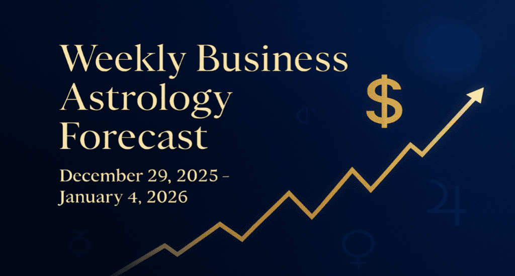 weekly business astrology forecast