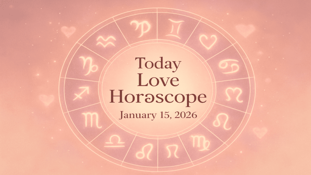 Today Love Horoscope for All Zodiac Signs – January 15, 2026