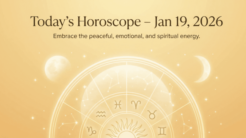 Today horoscope January 19 2026 astrology predictions for all zodiac signs