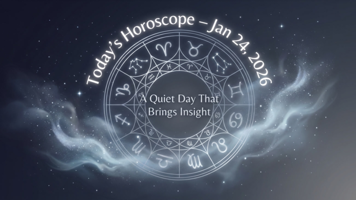Today horoscope for January 24, 2026 showing calm zodiac energy, emotional clarity, and meaningful daily astrology guidance for all zodiac signs
