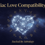 Golden zodiac symbols on cosmic background representing love compatibility astrology