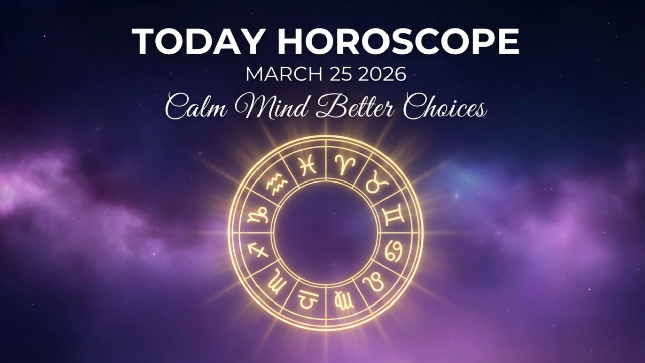 Today horoscope March 25 2026