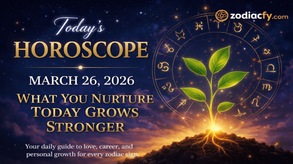 Today Horoscope March 26 2026